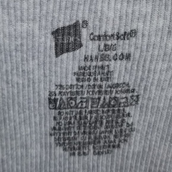 3 gray Hanes Large men's tank tops - Picture 10 of 10